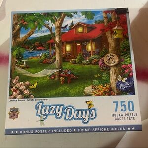 Master Pieces "Lazy Days Lakeside Retreat" Jigsaw Puzzle 750 Pieces